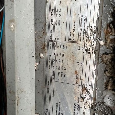 Kaltwassersatz Uniflair 74 KW Chiller